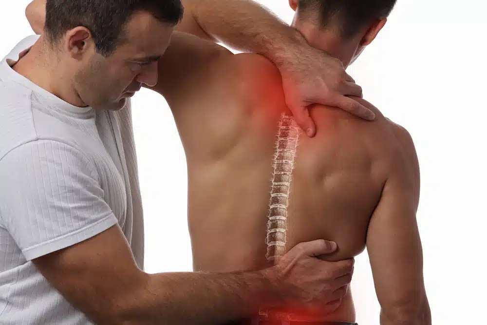 Chiropractic adjustment for whiplash injury.