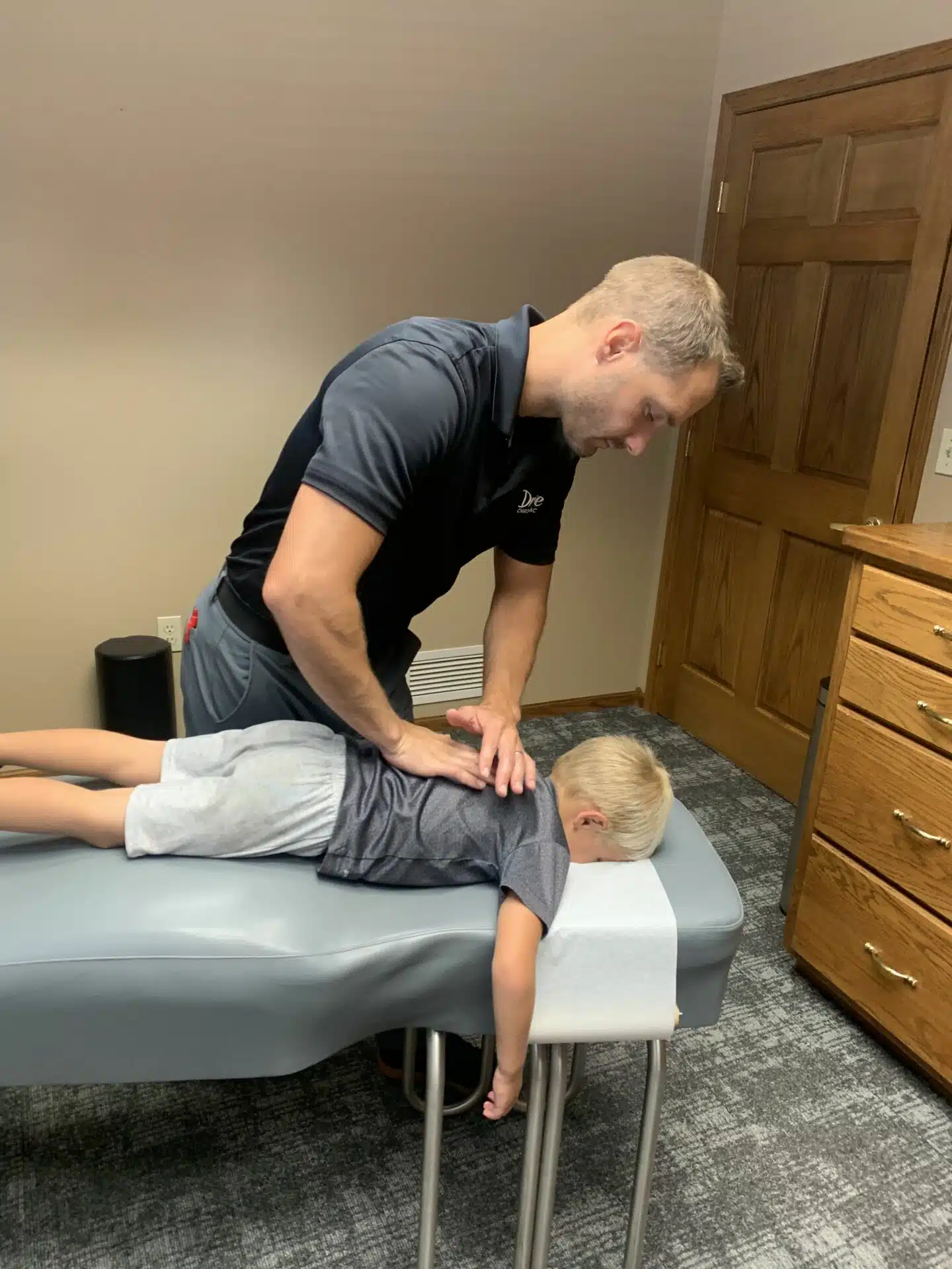 Chiropractic care adjustment in Columbus